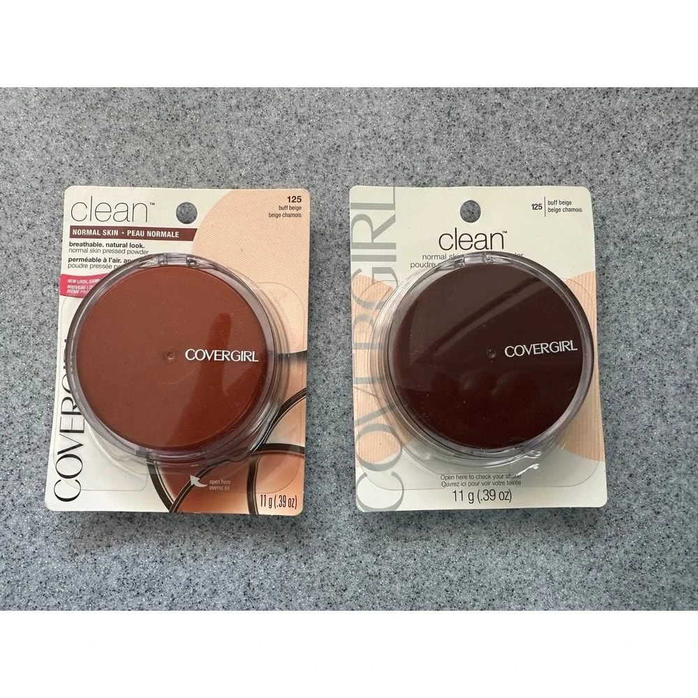 New Covergirl Pressed Powder #125 Buff Beige lot of 2